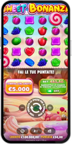 Congratulazioni per i giri gratuiti in Sweet Bonanza