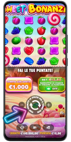 Vincita su Sweet Bonanza