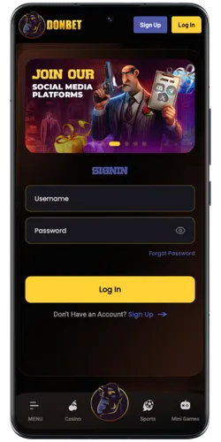 Donbet Registration Form