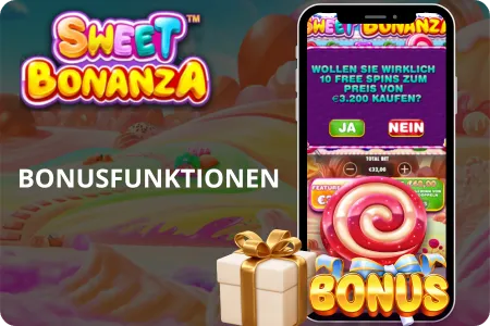 Bonusfunktionen Sweet Bonanza