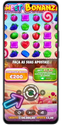 Vitória no Sweet Bonanza